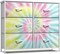 Sorbus 6 Drawers Dresser- Storage Unit with Steel Frame, Wood Top, Fabric Bins - for Bedroom, Closet, Office and more